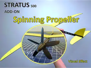 Stratus 500 add-on Spinning Propeller Fun Upgrade!