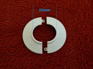 Heating pipe rosette 22mm