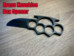 Brass Knuckles Box opener