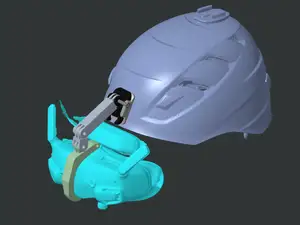 DJI Goggles 3 Helmhalterung MK1