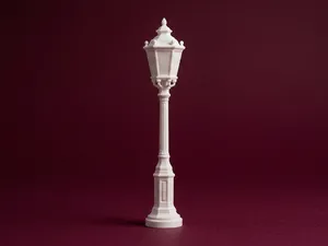 1:12 Scale Street Lamp 3D Model