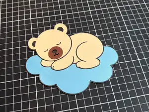 Bebê Urso | Enfeite para Quarto de Recém-Nascido