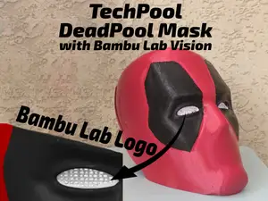 TechPool: Deadpool Mask with Bambu Lab Vision