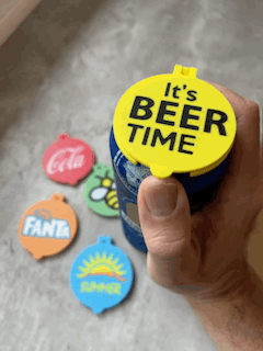 Summer Drink Lids - No to insects! Print in place