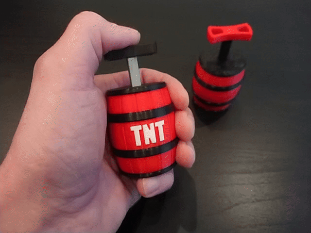 TNT Barrel Push Trigger Fidget