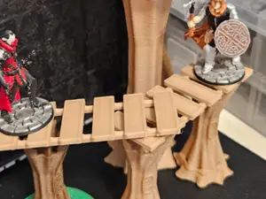 Small Wooden Bridge / Rail Track – D&D Terrain