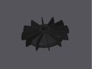 Lüfterrad 22mm innen 140mm außen