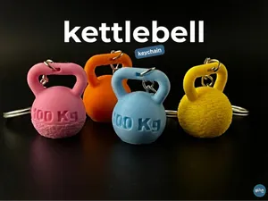 Gym Kettlebell Keychain - 4 Sizes - NOAMS/AMS