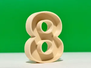 Number 8 for birthday or decoration 200mm x200 mm