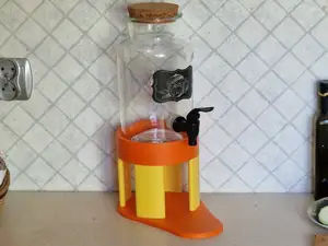 Beverage drink dispenser stand/raiser, lemonade