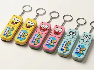 Llavero Porta Celular Bob Esponja