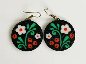 Khokhloma earrings