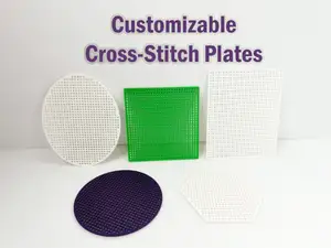 Customizable Cross-Stitch Plates
