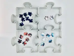 Stacking & Interlocking Puzzle Organizers