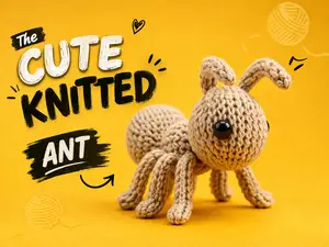 Cute Knitted Ant