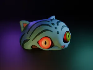 KPop Demon Hunters - Derpy Tiger in the Floor