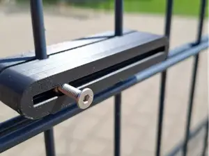 Universalhalter Doppelstabmattenzaun viele Größen