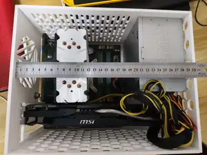 500克耗材！！！制作支持MATX主板、ATX电源、300mm显卡ITX小机箱