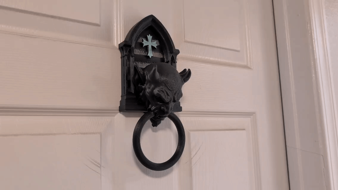 Door Knocker – Ring Prints Inside, No Assembly