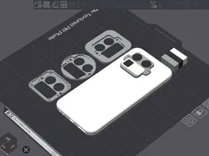 真我 GT8 Pro 机身3D白模 无修改版