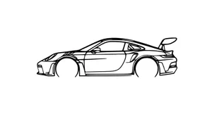 Porche 911 GT3 RS 50cm