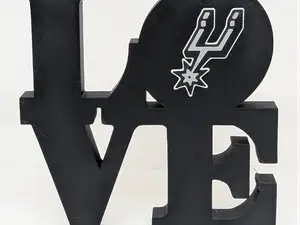 San Antonio Spurs Love Park Sign