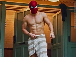 spider man in towel (brand new day)