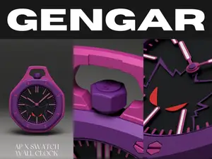 GENGAR - Wall Clock
