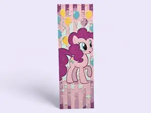 Pinkie Pie MLP 50mm by 150mm Bookmark