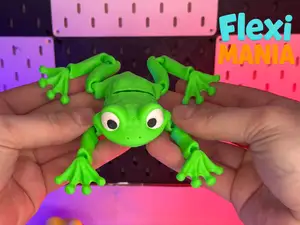 Articulated Print-in-Place Frog–No Supports Needed