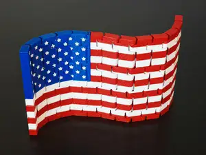 American Flag - flexible, double-sided