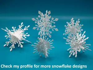 3D Snowflakes Pack