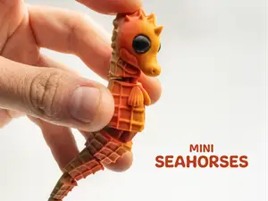 Mini Seahorses-Articulated & Keychain