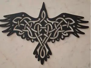 Viking Raven Silhouette