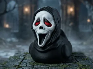 High Ghostface Duck, Scary Movie duck, Cruise Jeep