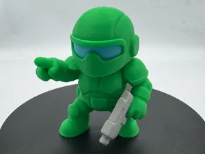 Cute Chibi Space Marine Commander