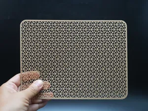 HexaLink Pattern Panel | Modern Geometric Mesh