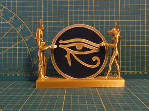 Egyptian Display Stand for Eye of Ra, Eye of Horus
