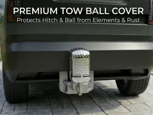 Vintage Microphone Tow Hitch Cover / Tow Ball Cap
