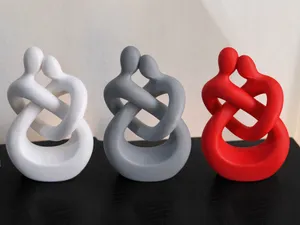 Abbraccio Eterno Scultura Minimal Design