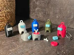Among us Keychain ( No AMS needed )