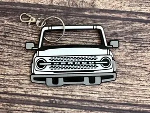Bronco grill keychain