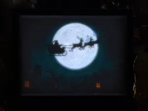 Santa – Moonlit Flight Litho for CMYK LED Board