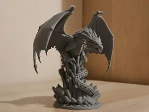 Serpent-Dragon – High Detail Fantasy Statue