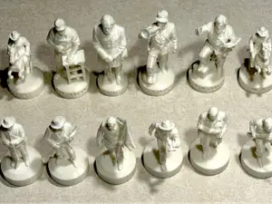 The American Civil War in miniature ~ Chess Sets