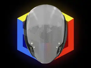Ghost textured Helmet