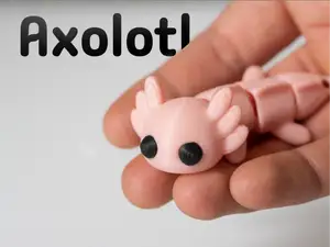 Axolotl – Articulated & Keychain