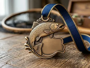 Angelmedaille / Fishing Trophy Medal