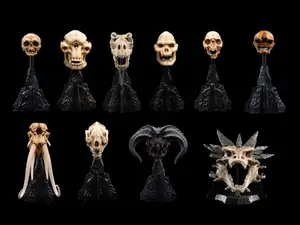 SKULLS FROM THE WORLD OF THE LORD OF THE RINGS
