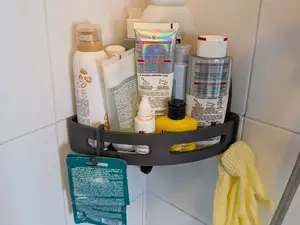 Angular Shower Shelf
